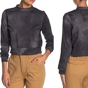 Love, Fire Washed Crew Neck Sweatshirt Tie Dye Size M